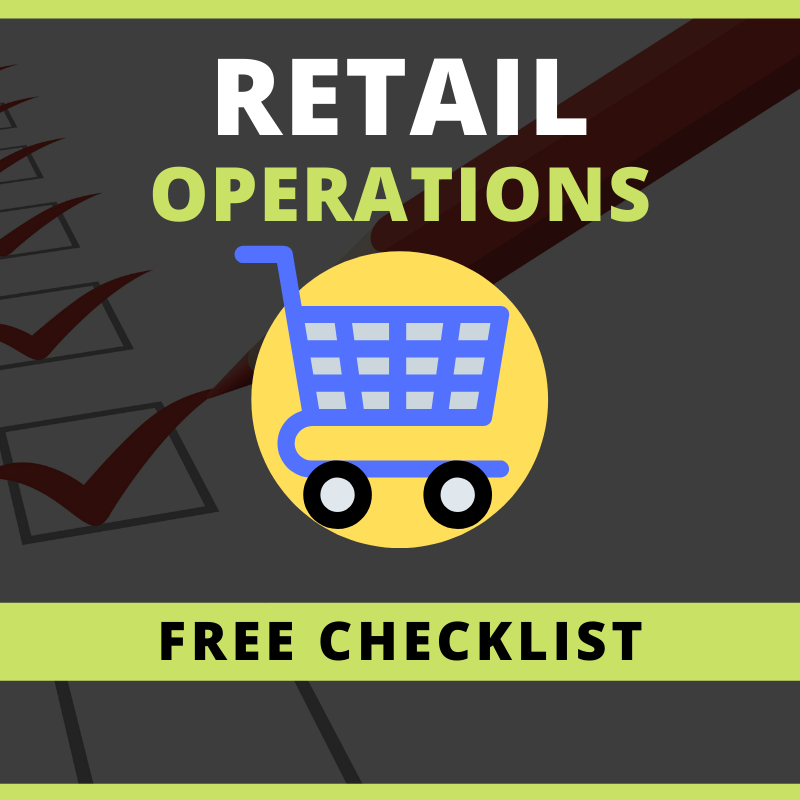 Resource Retail Operations Checklist I Design My Life